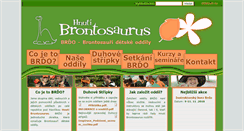 Desktop Screenshot of brdo.brontosaurus.cz