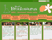 Tablet Screenshot of brdo.brontosaurus.cz