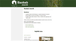 Desktop Screenshot of baobab.brontosaurus.cz
