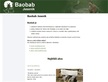 Tablet Screenshot of baobab.brontosaurus.cz